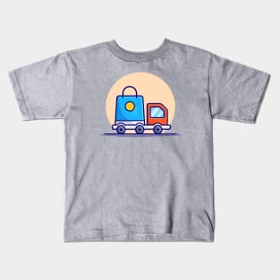 Delivery Package Cartoon Vector Icon Illustration Kids T-Shirt